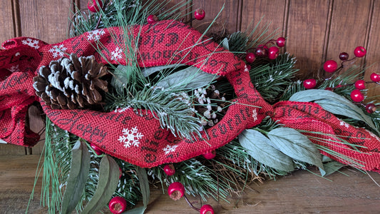 24" Holiday Pine Teardrop