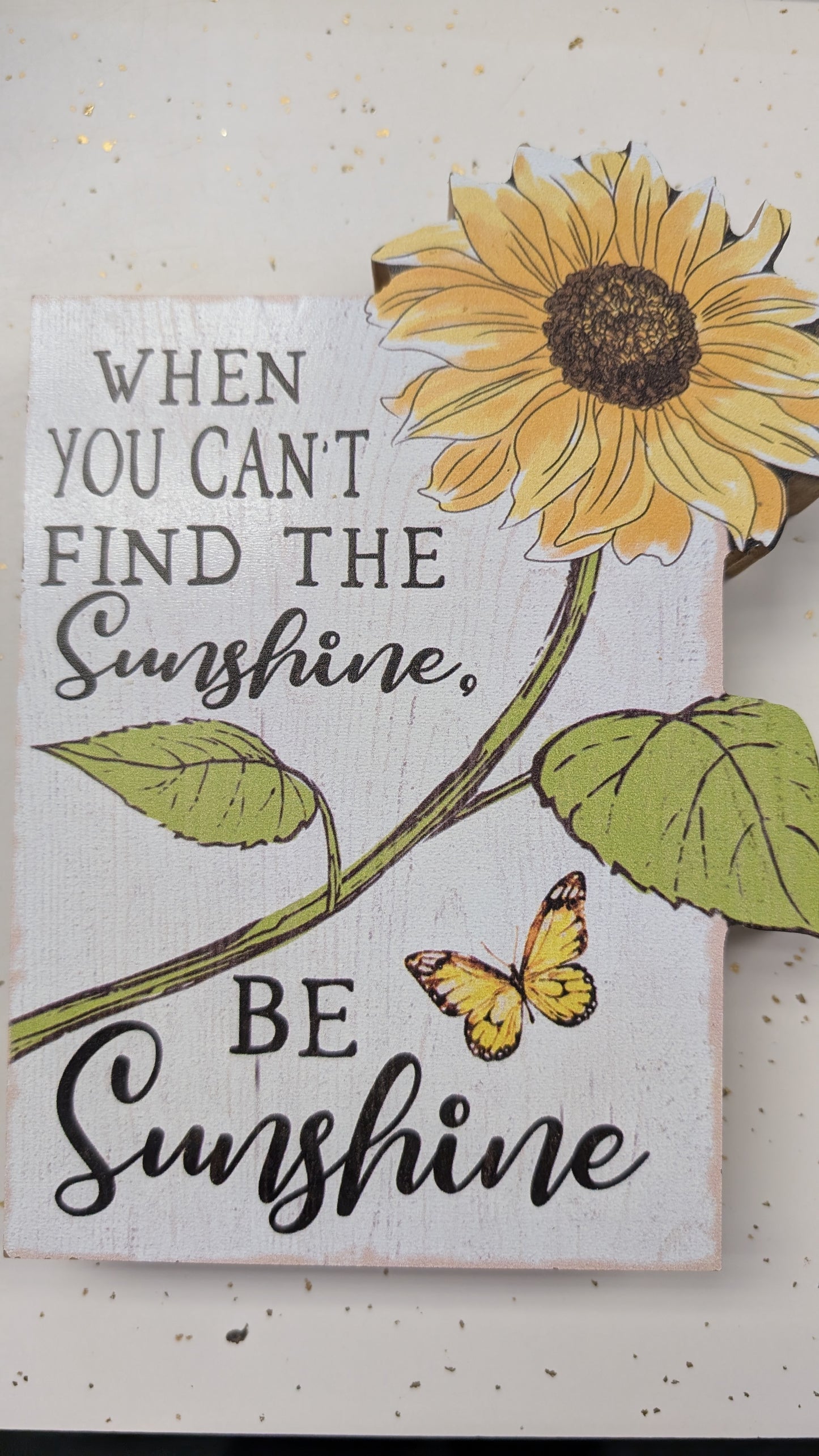 Sunflower Design Block Signs