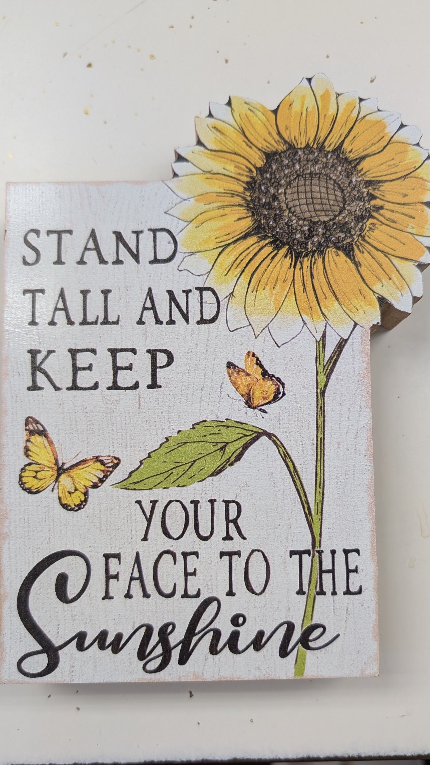 Sunflower Design Block Signs