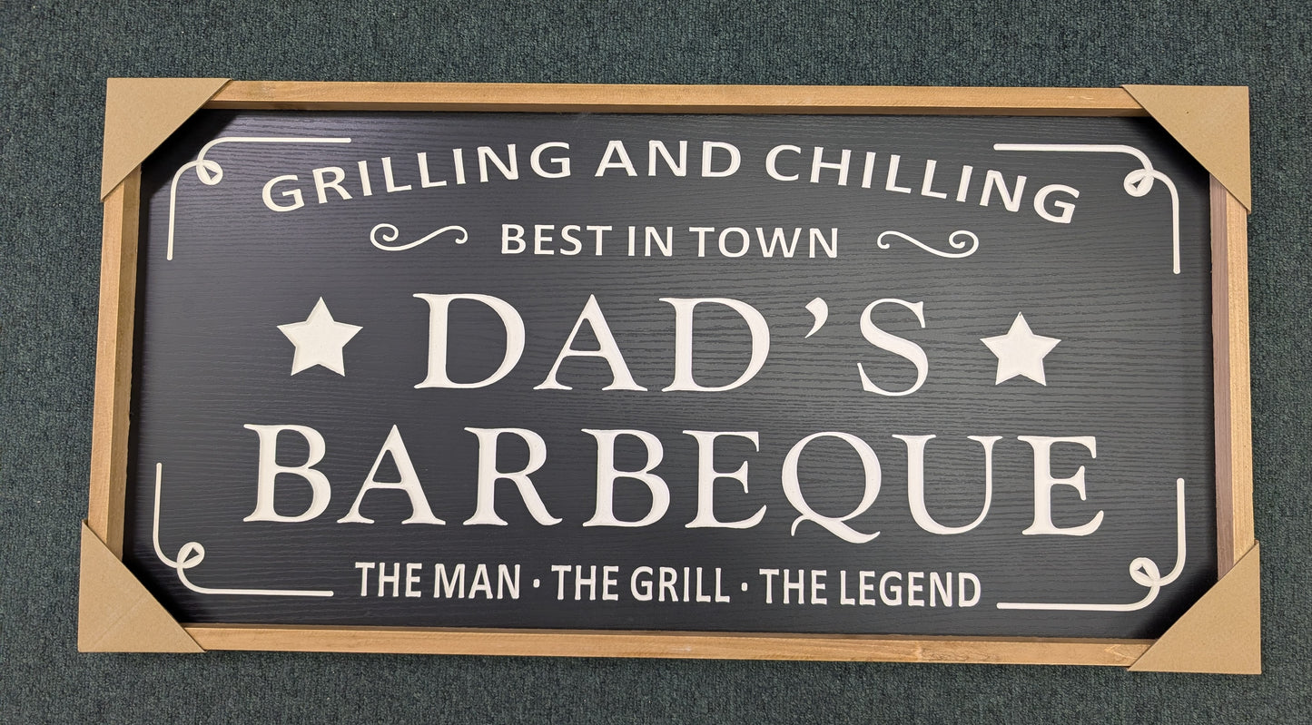 Grilling and Chilling ....Dad's Barbeque
