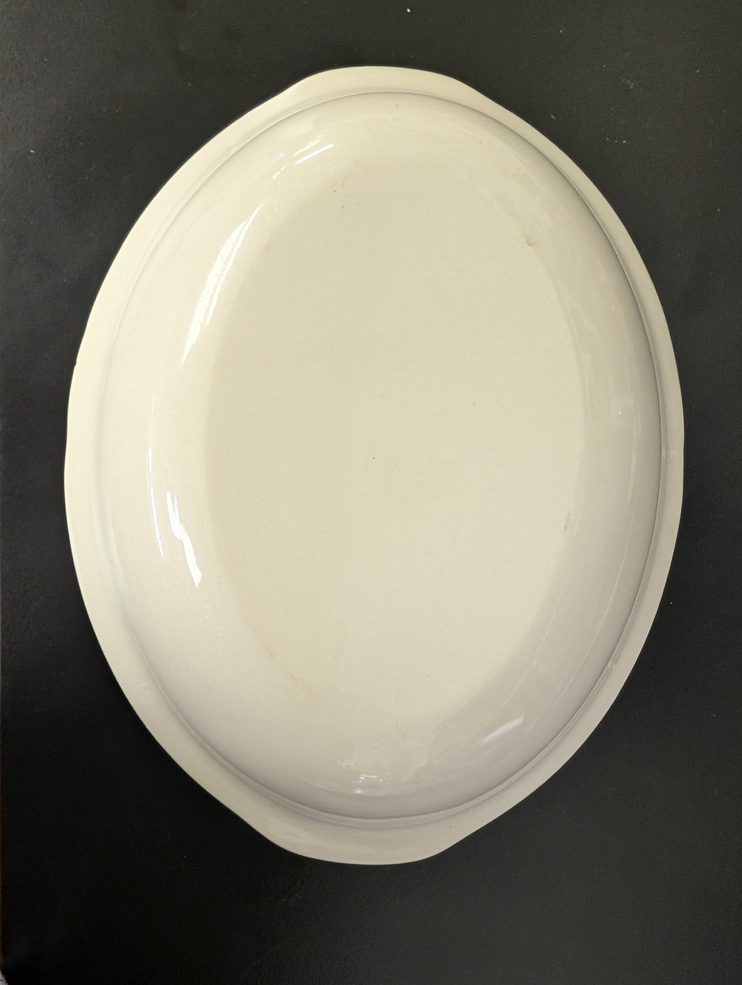 Crooksville Pottery Azalea Oval Ceramic Bowl