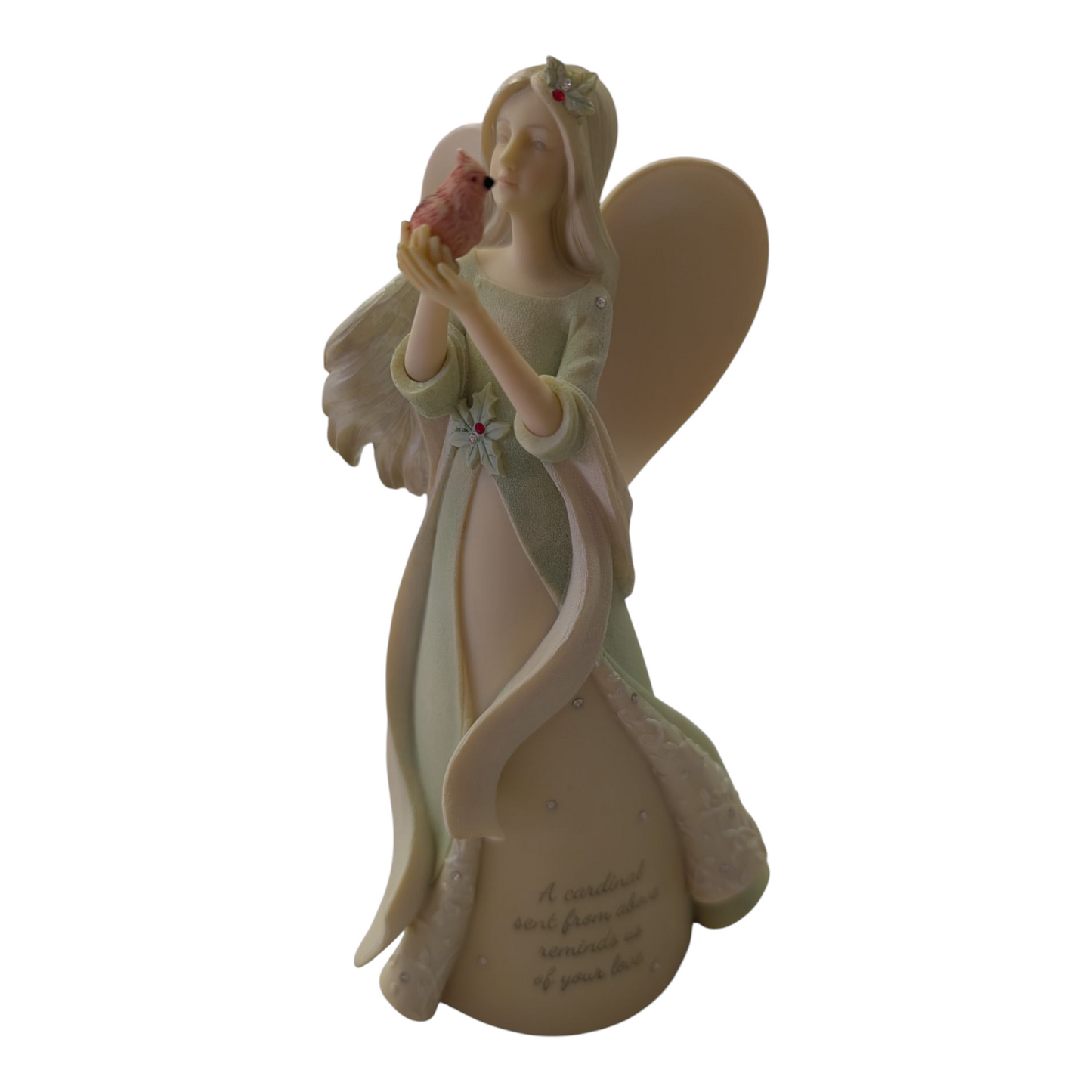 Angel with Red Cardinal