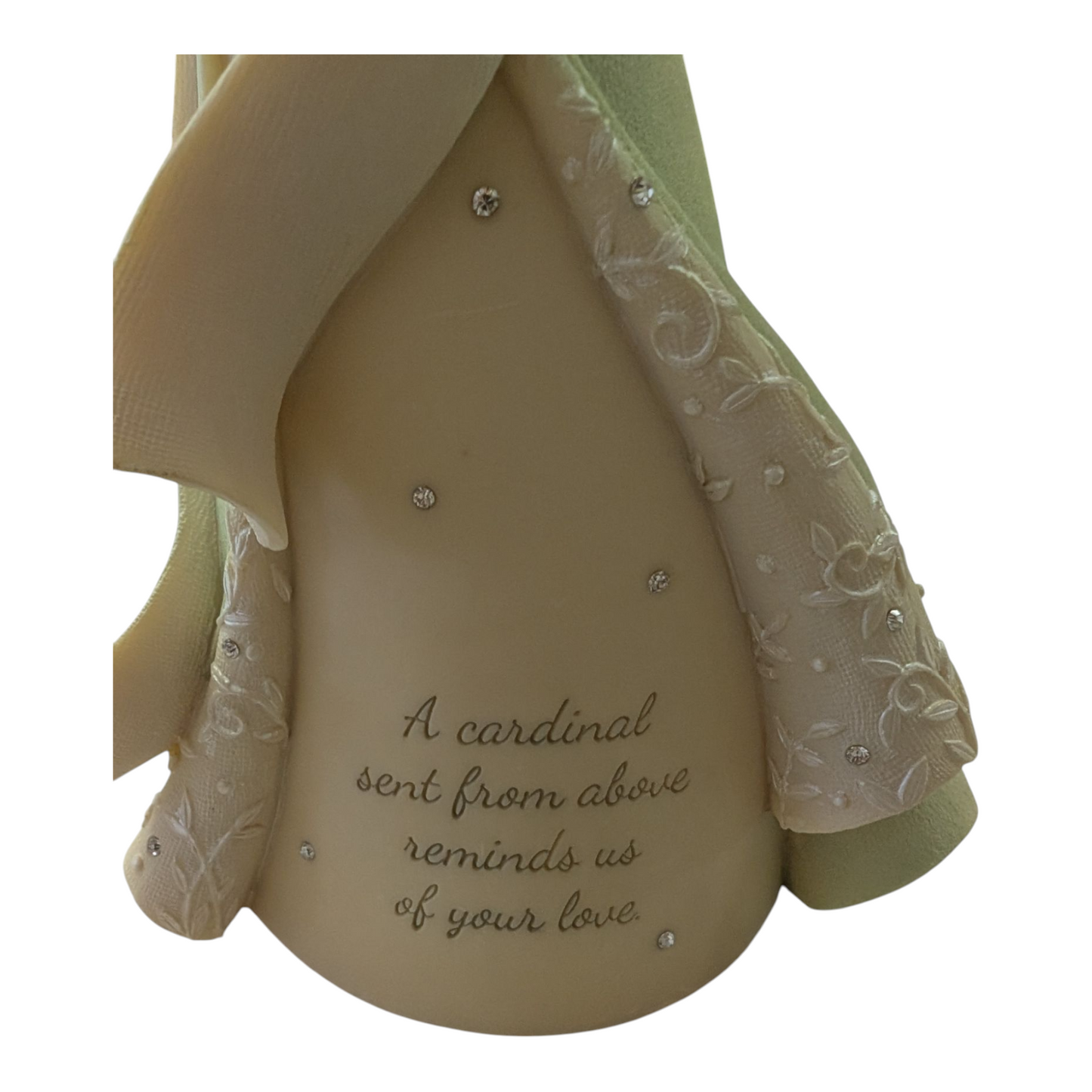 Angel with Red Cardinal