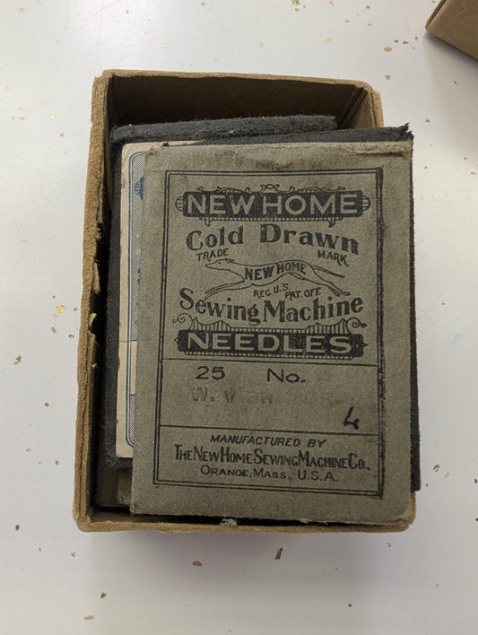 Vintage Box New Home Sewing Machine Needles
