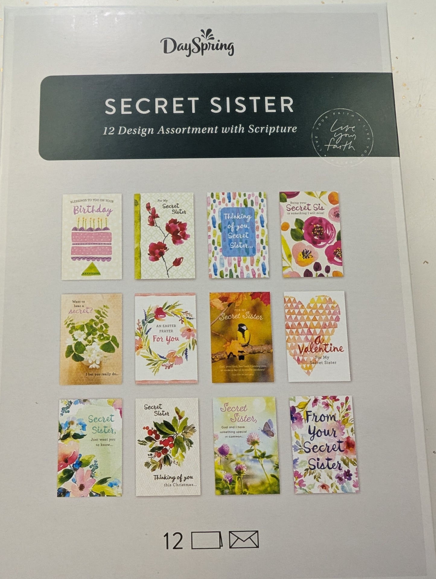 Dayspring Boxed Cards - Secret Sister