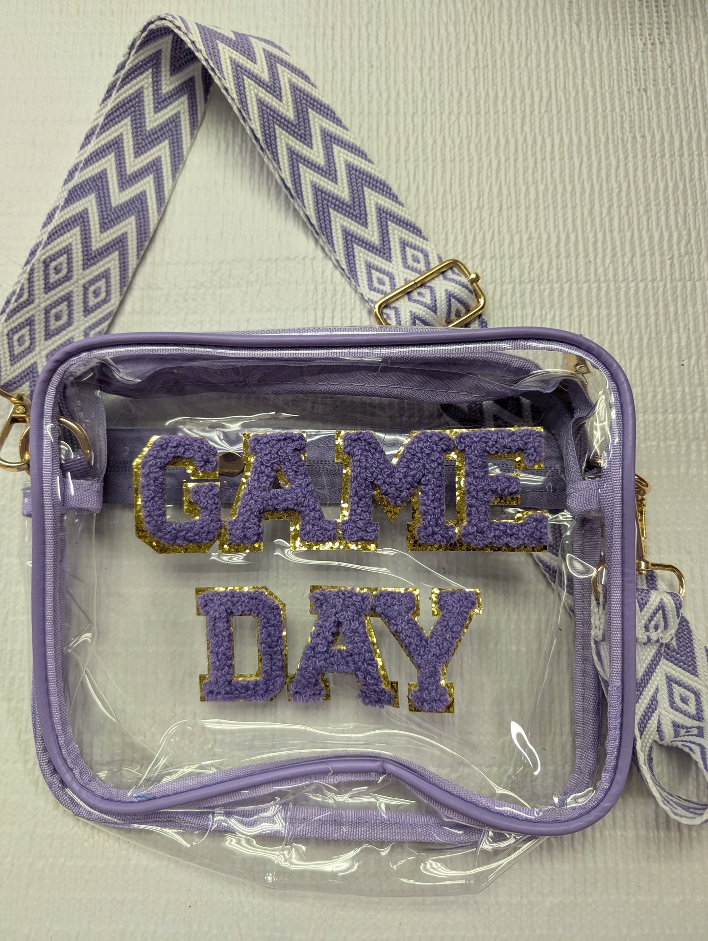 Game Day Crossover Clear Bag