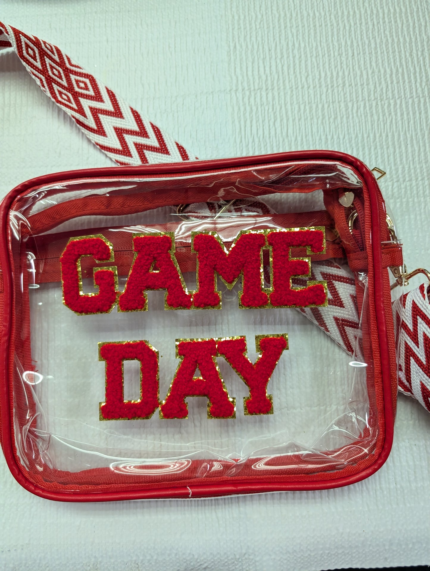 Game Day Crossover Clear Bag