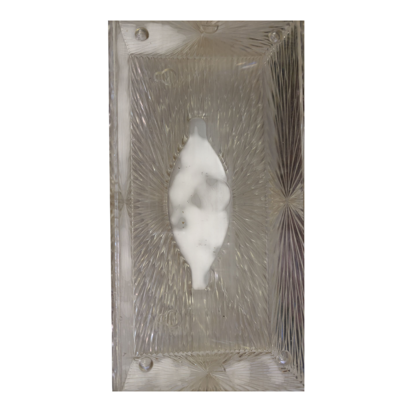 Vintage Celebrity Lucite Tissue Holder