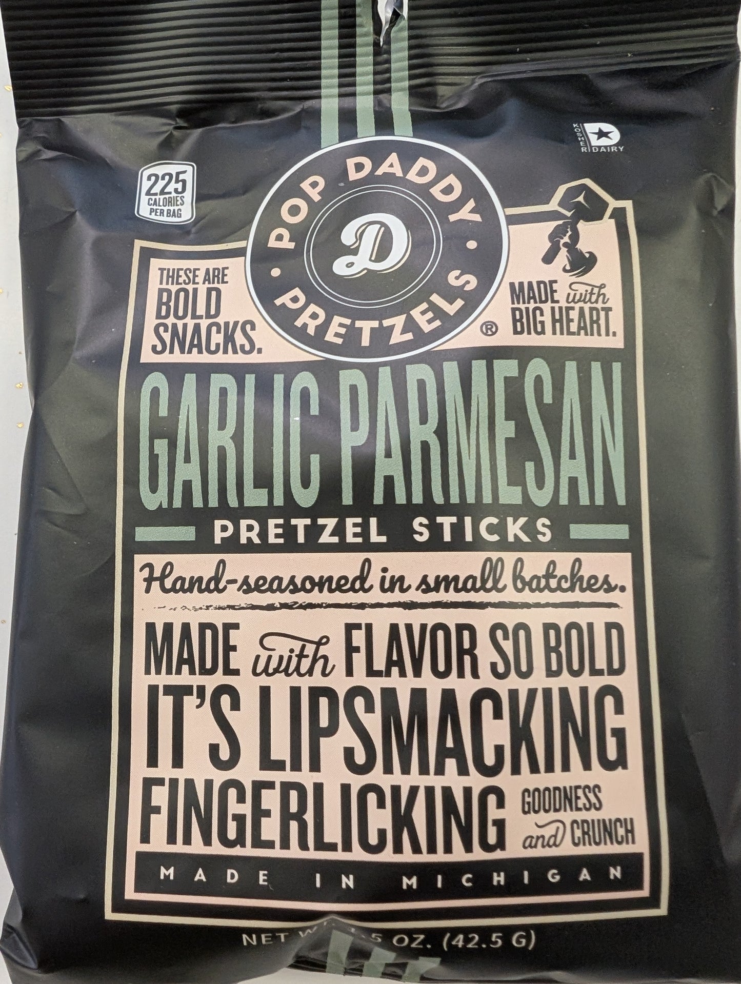 Pop Daddy Pretzels -mini pack 1.5oz  4 flavors
