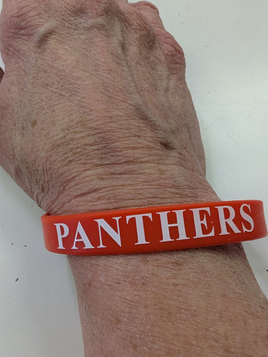 Panther Red Silicone Bracelet