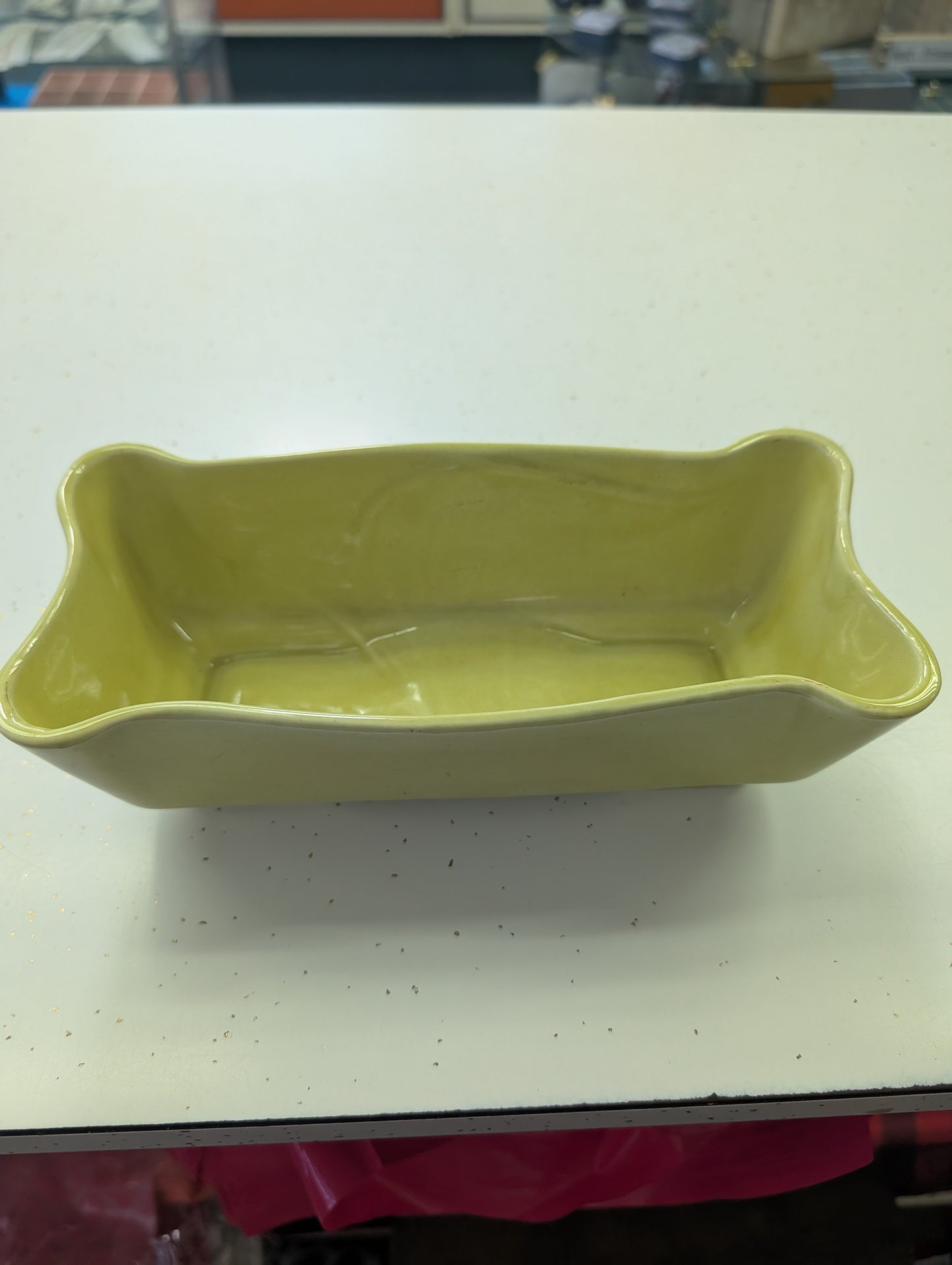 USA Pottery Dog-Bone Planter