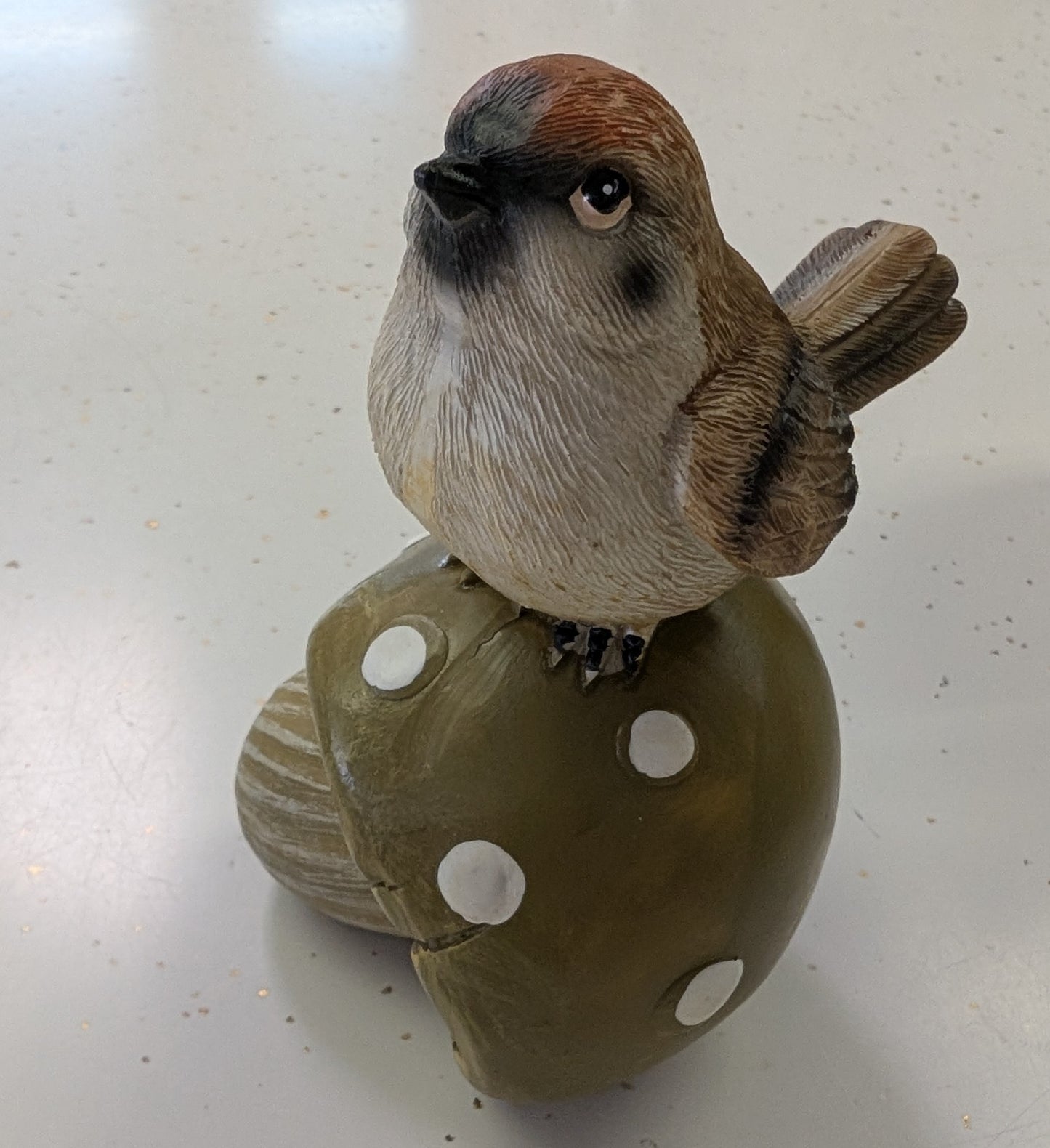 Harvest Mushroom with Bird