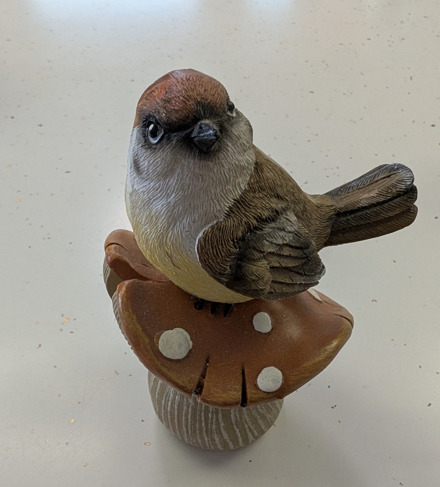 Harvest Mushroom with Bird
