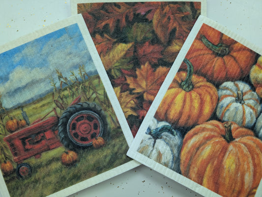Fall Swedish Dishcloths