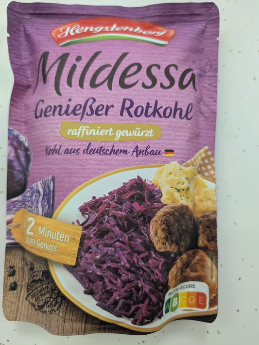 Mildessa Genießer Rotkohl – Refined Red Cabbage | Hengstenberg 14.1 oz Pouch