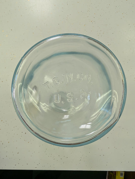 Vintage Apothecary Glass Bottle #4 with Stopper – T.C.W. Co. USA (1900–1940)