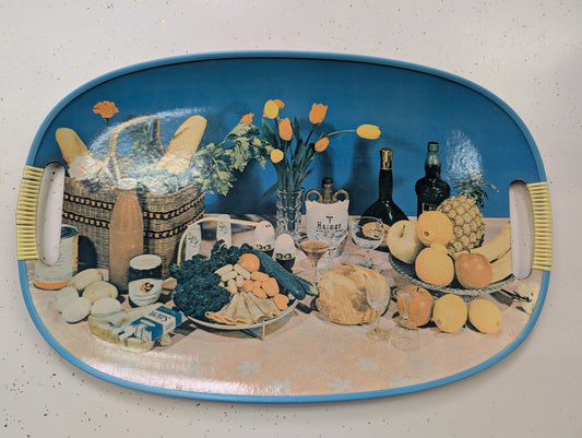 Vintage Mid-Century Salem Cigarette Advertising Tray — Oval 18″ × 11½″ Tobacco Advertising Collectible