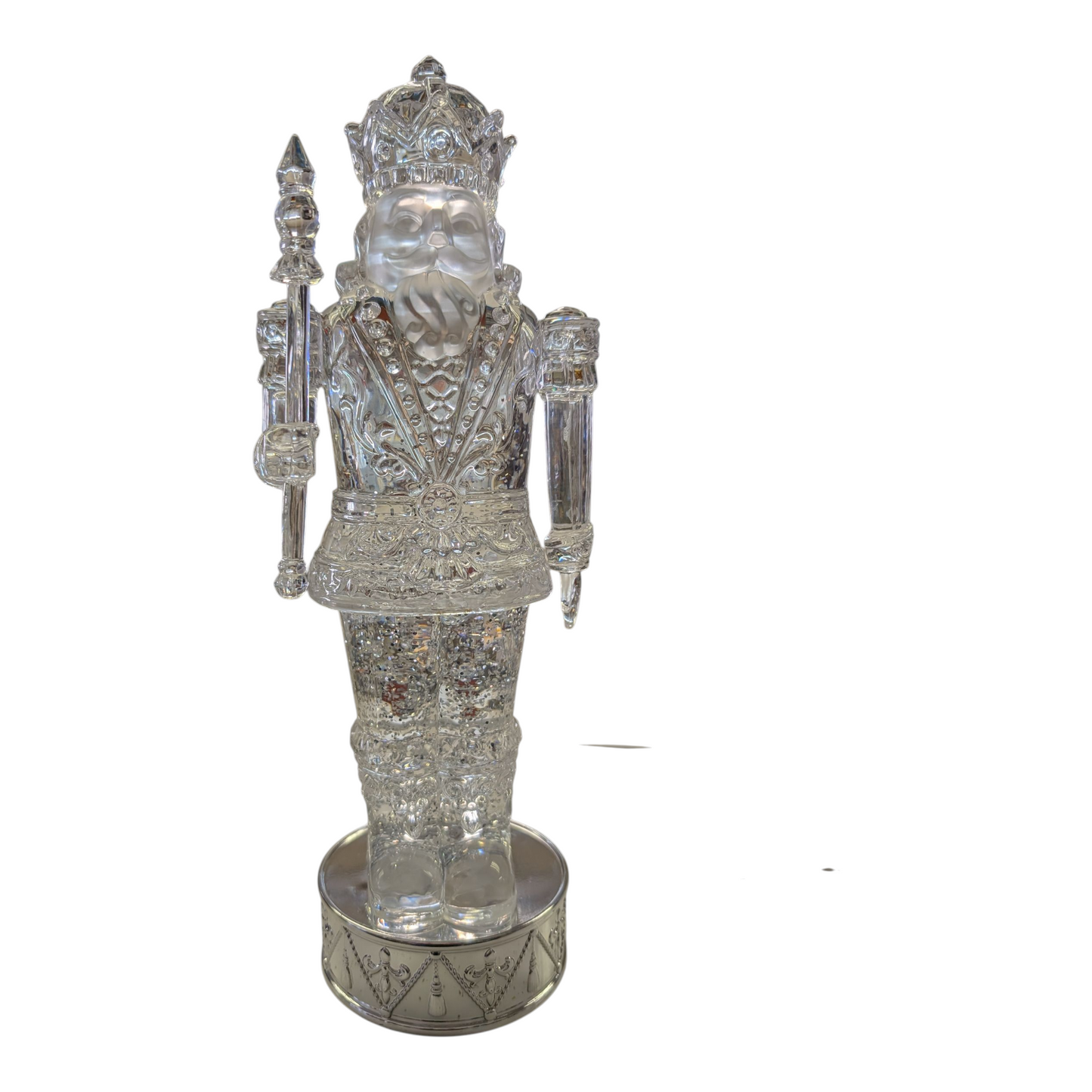 12.5" Lighted Spinning Water Globe Toy Soldiers – Two Styles with USB Cord