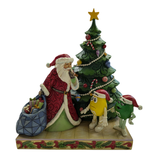 Jim Shore Santa with M&M's