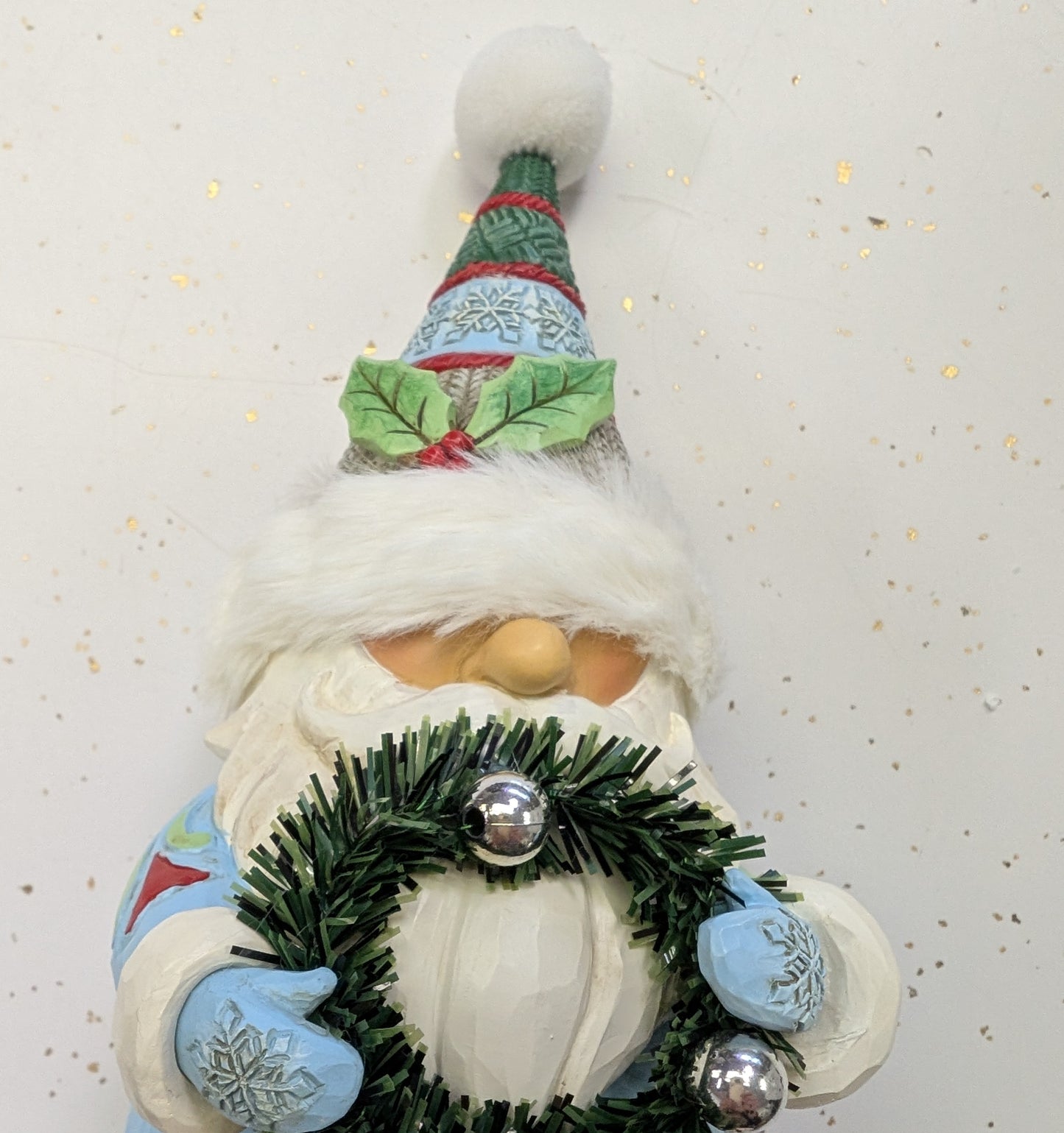 Jim Shore Holiday Gnome with Wreath  “Wreathed in Holiday Joy” (2025)