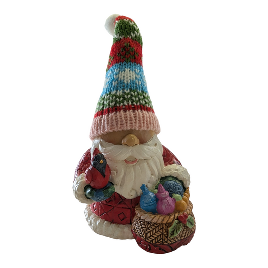 Jim Shore Holiday Gnome in Knit Hat – Heartwood Creek Figurine