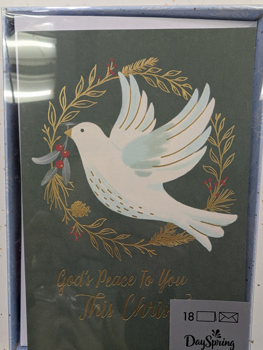 Boxed Christmas Cards - God's Peace to You This Christmas