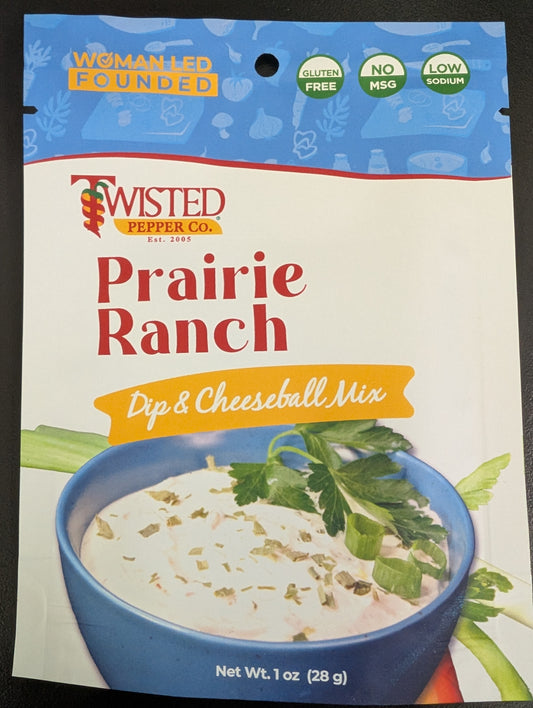 Twisted Pepper Co.  Prairie Ranch Dip & Cheeseball Mix