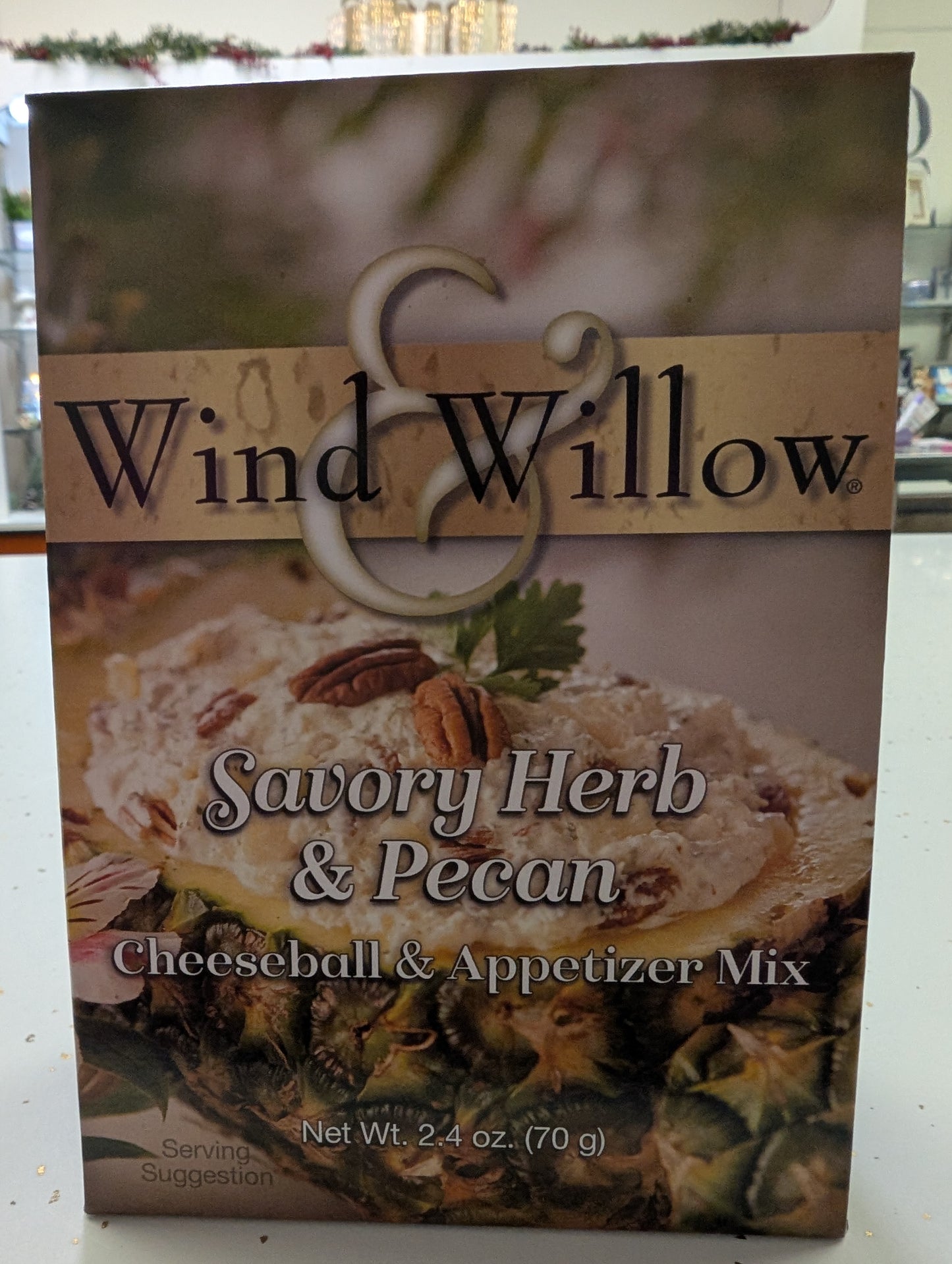 Wind & Willow Savory Herb & Pecan Cheeseball & Appetizer Mix