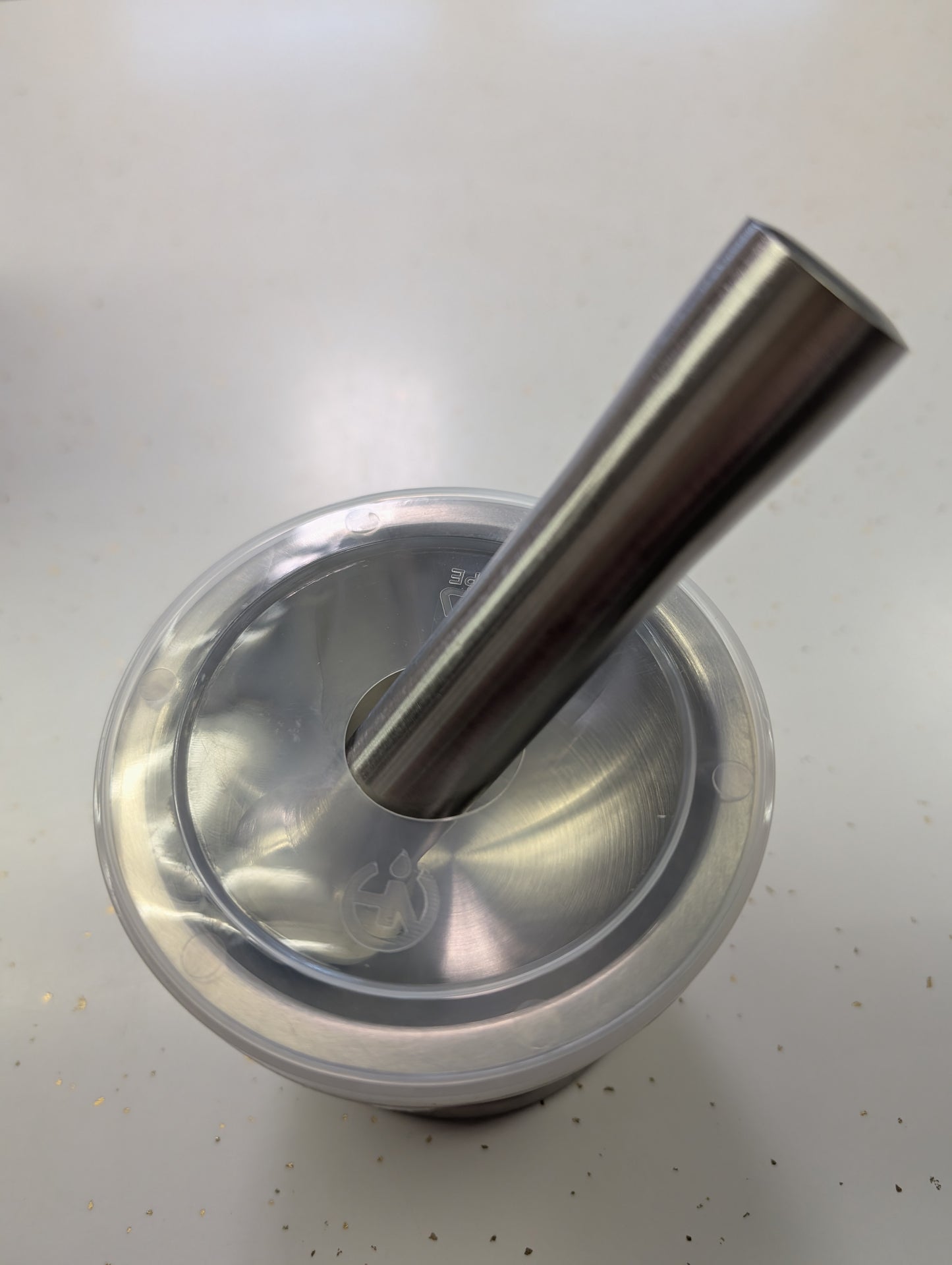 18/8 Stainless Steel Mortar & Pestle with Cover