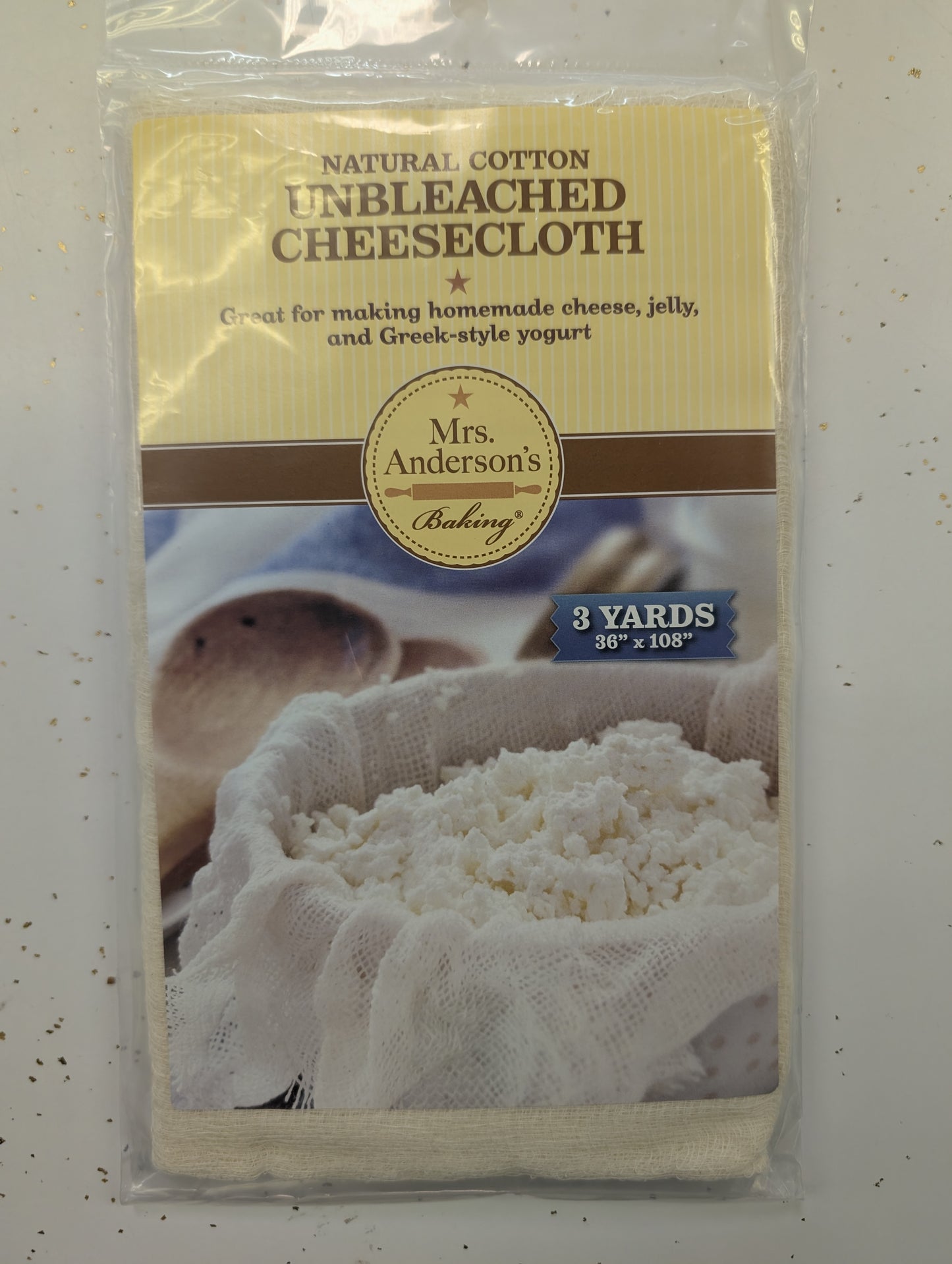 Natural Cotton Unbleached Cheesecloth – Mrs. Anderson’s
