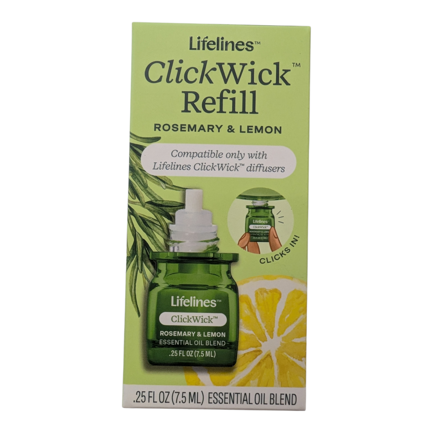 ClickWick® Essential Oil Replacement Blend for Lifelines Flameless Candle Diffuser