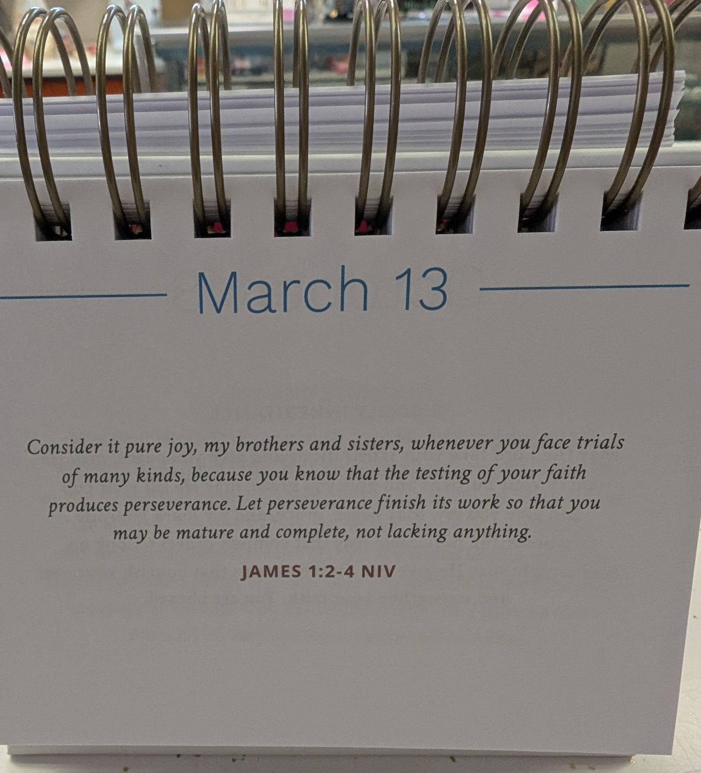 Blessings for Every Day DayBrightener® Perpetual Calendar