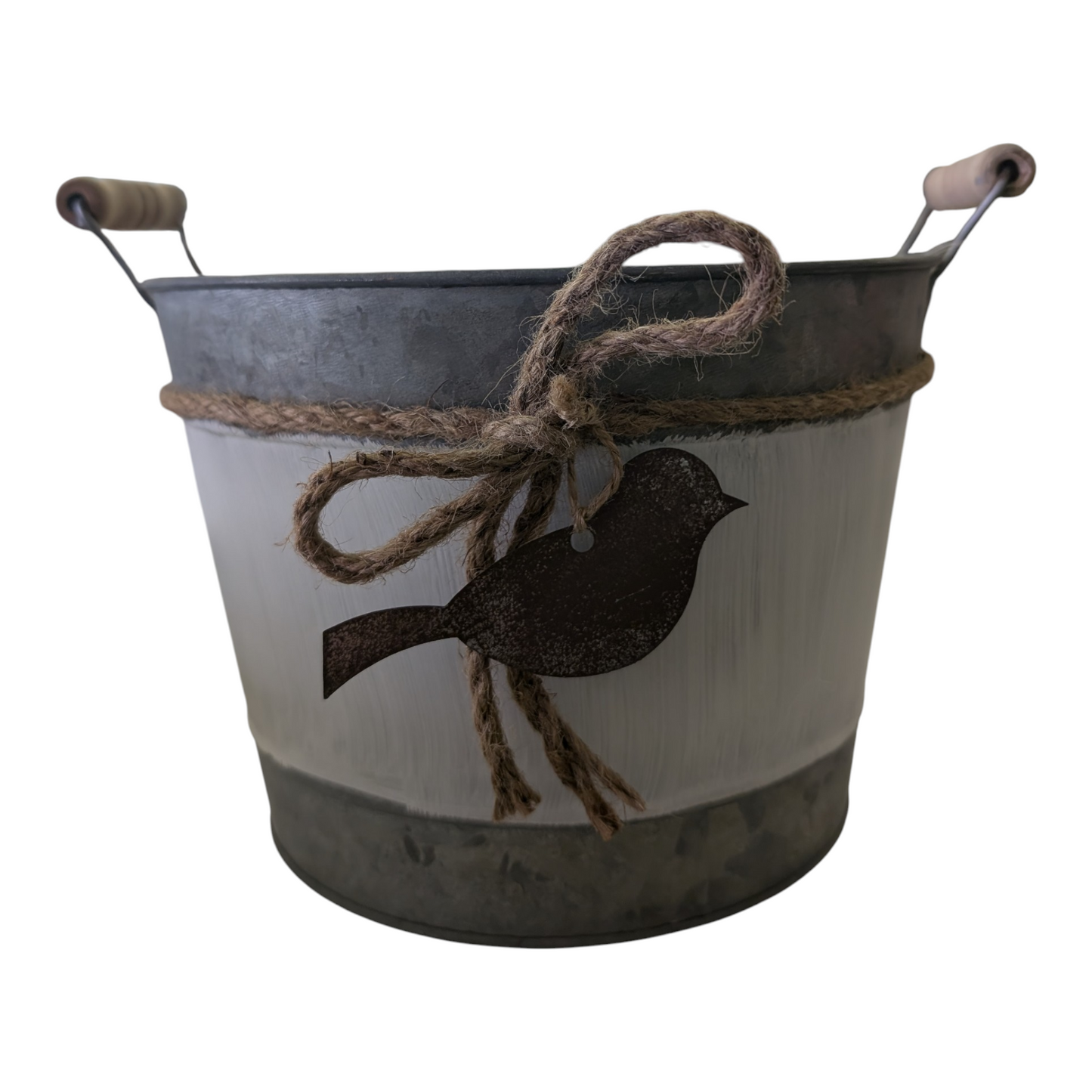 Metal Bird Buckets — Small / Medium / Large