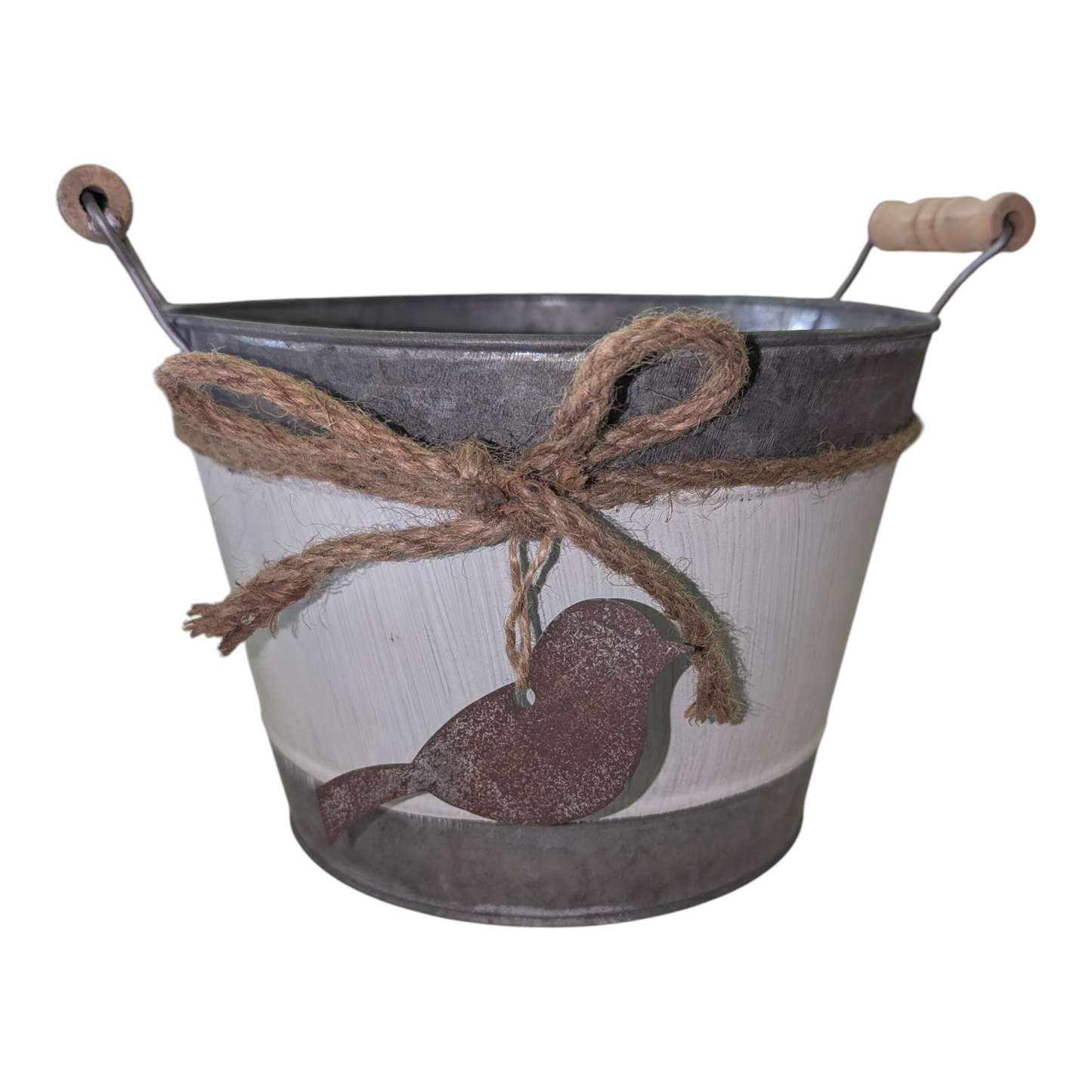 Metal Bird Buckets — Small / Medium / Large
