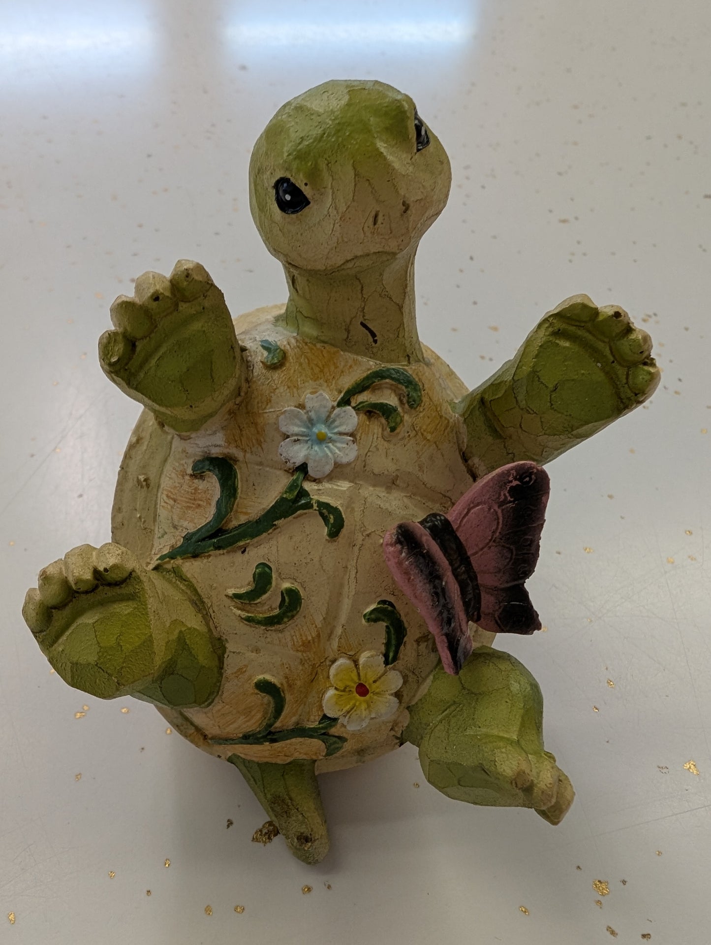 Mini Resin Garden Turtles — 3.5"