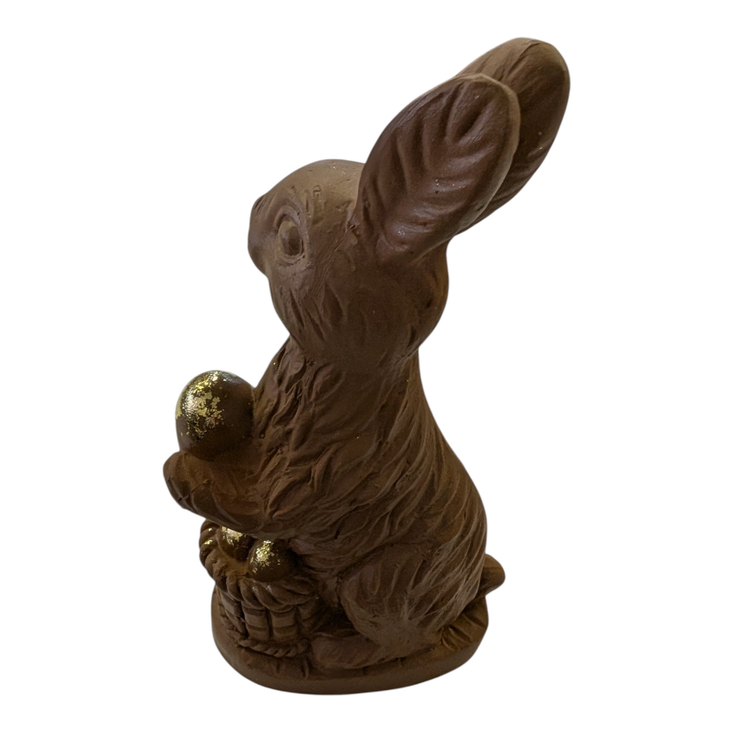 Resin Chocolate-Style Easter Bunnies — 6.25"