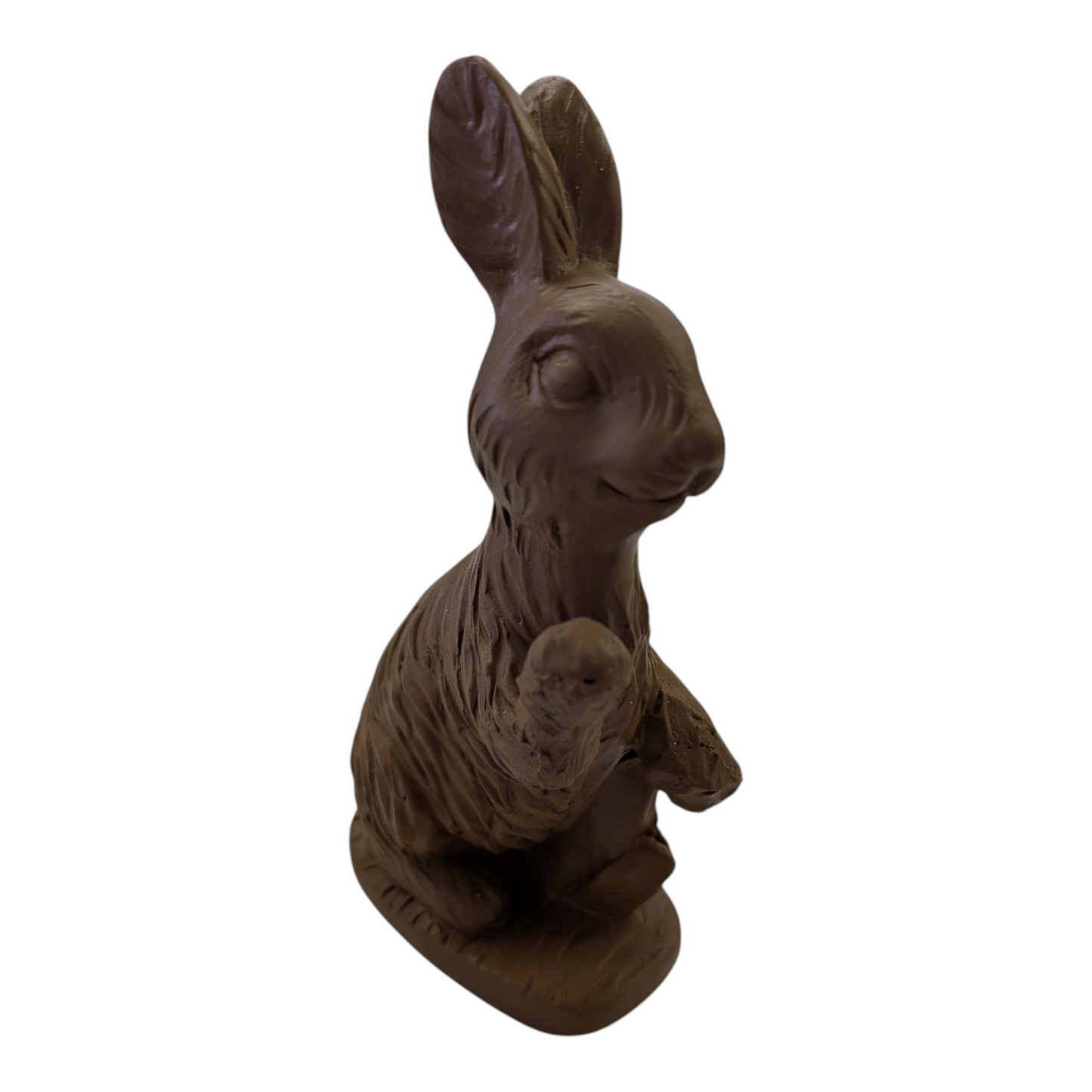 Resin Chocolate-Style Easter Bunnies — 6.25"