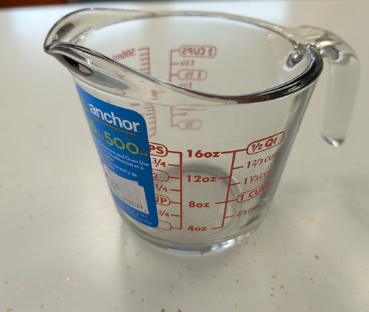 Anchor Hocking 2cup/ 16oz. Glass Measuring Cup