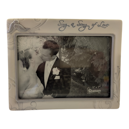 Sing a Song of Love Wedding Frame 5" x 7"