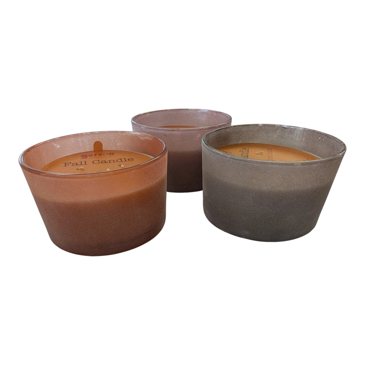 Pumpkin Spice Frosted Glass Bowl Candle – 5"D