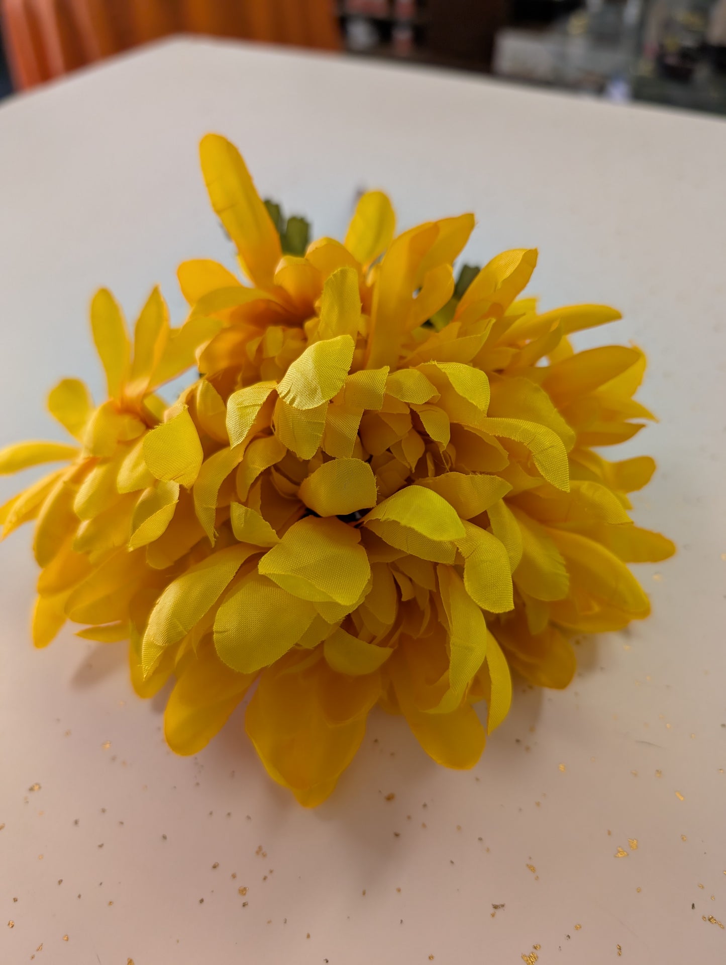 13" Artificial Fall Mum Bush
