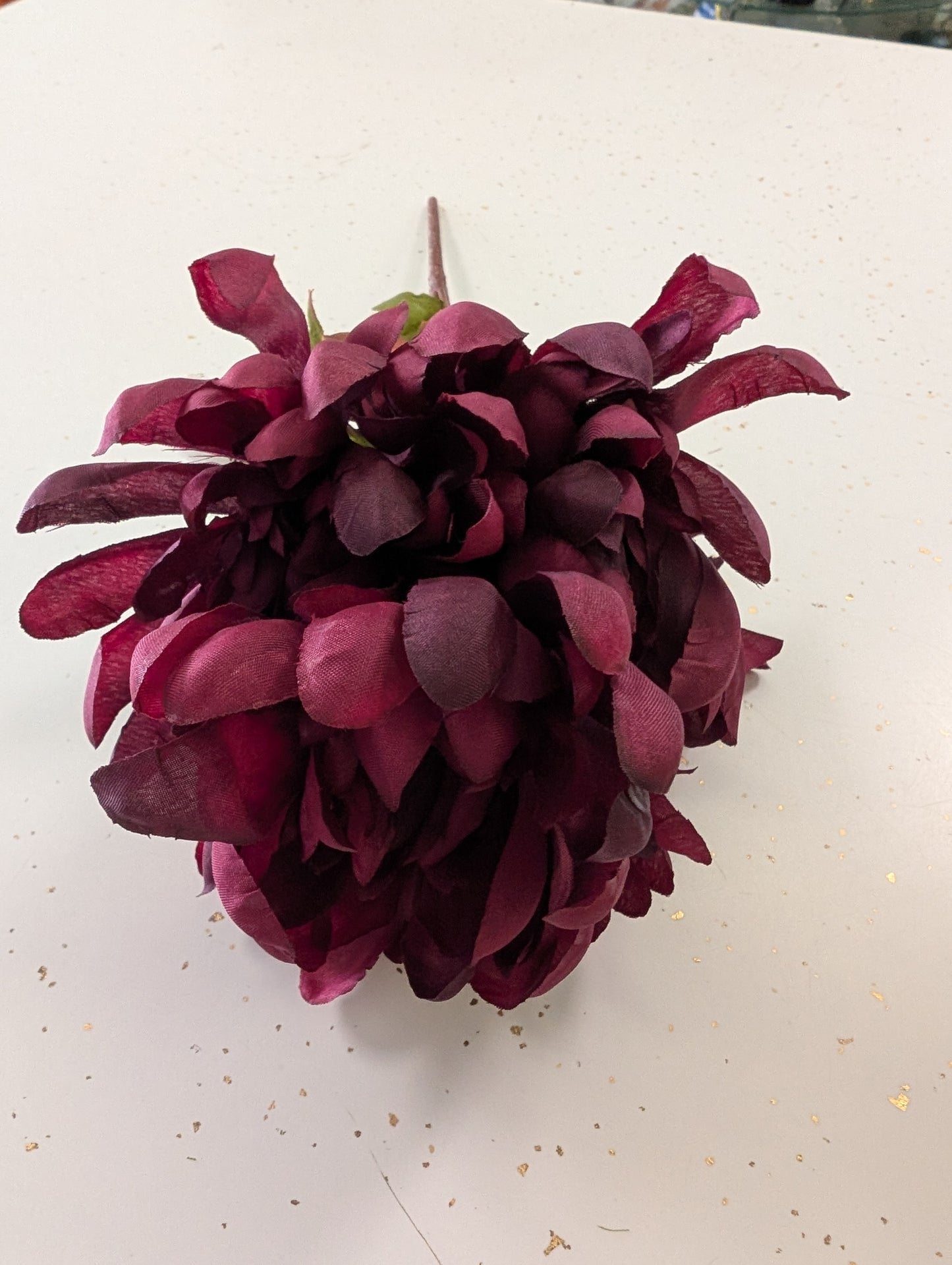 13" Artificial Fall Mum Bush