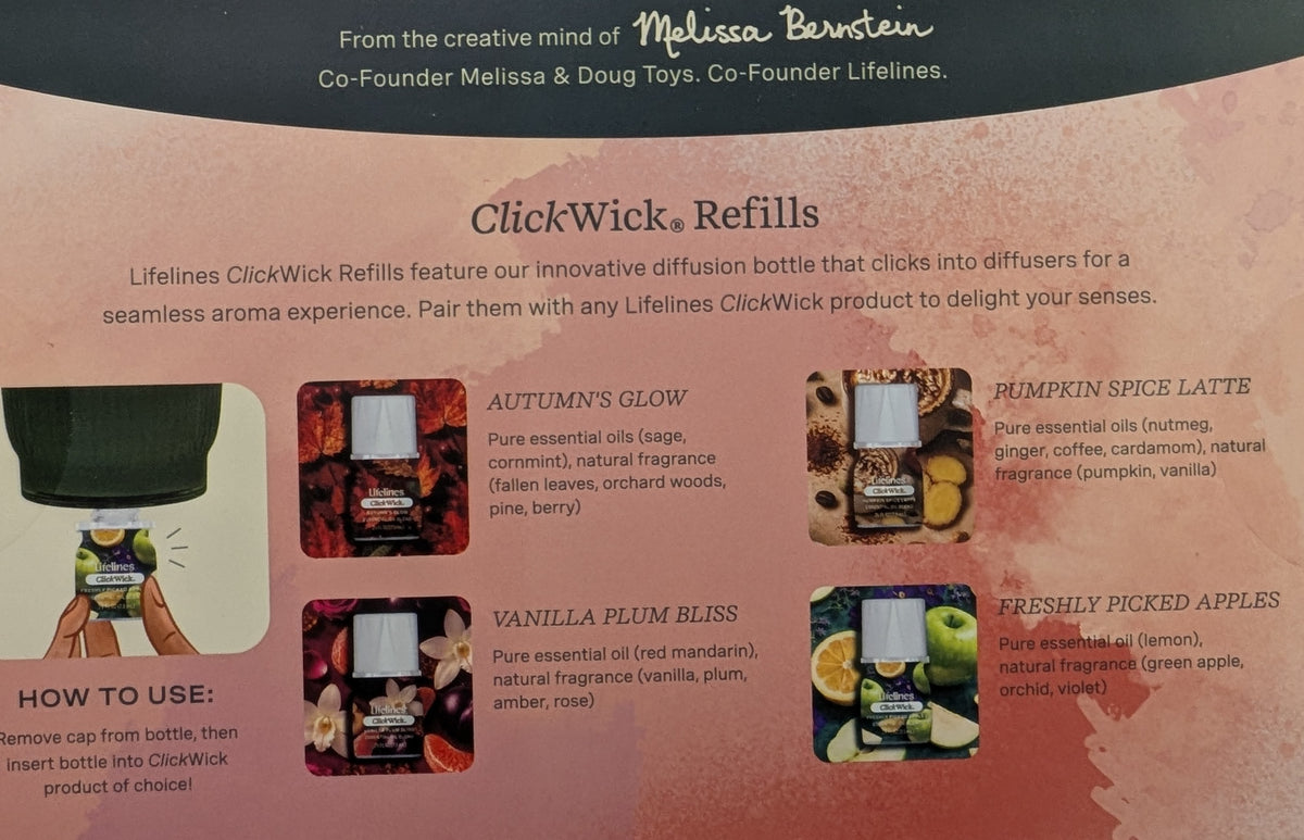 ClickWick® Fall Collection – 4 Scent Set