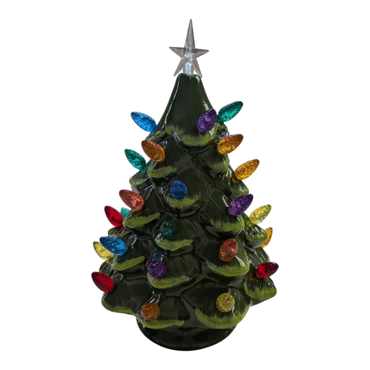Lighted Mini Christmas Tree – 13"