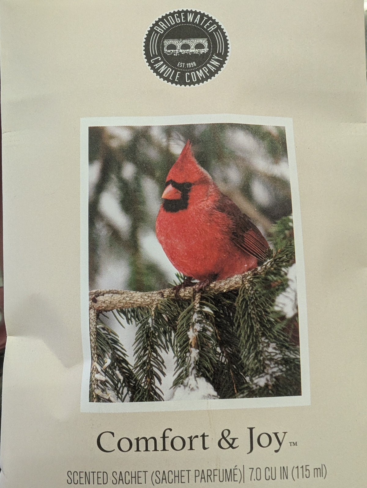 Comfort & Joy Scented Sachet by Bridgewater Candle Company