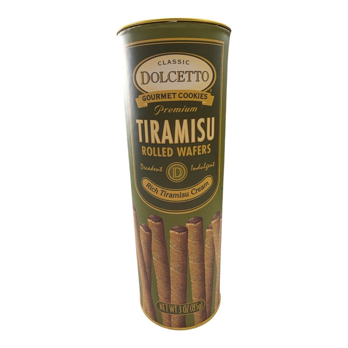 Dolcetto Tiramisu Rolled Wafers – 3 oz