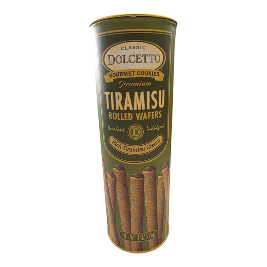 Dolcetto Tiramisu Rolled Wafers – 3 oz