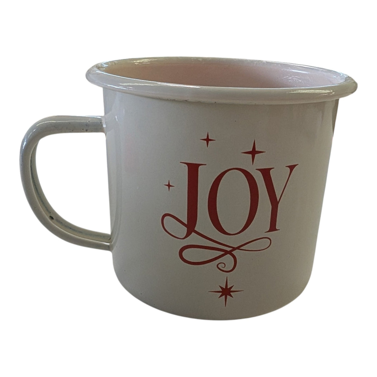 12 oz Enamel Christmas Mug Candle – Vanilla Sugar Cookie