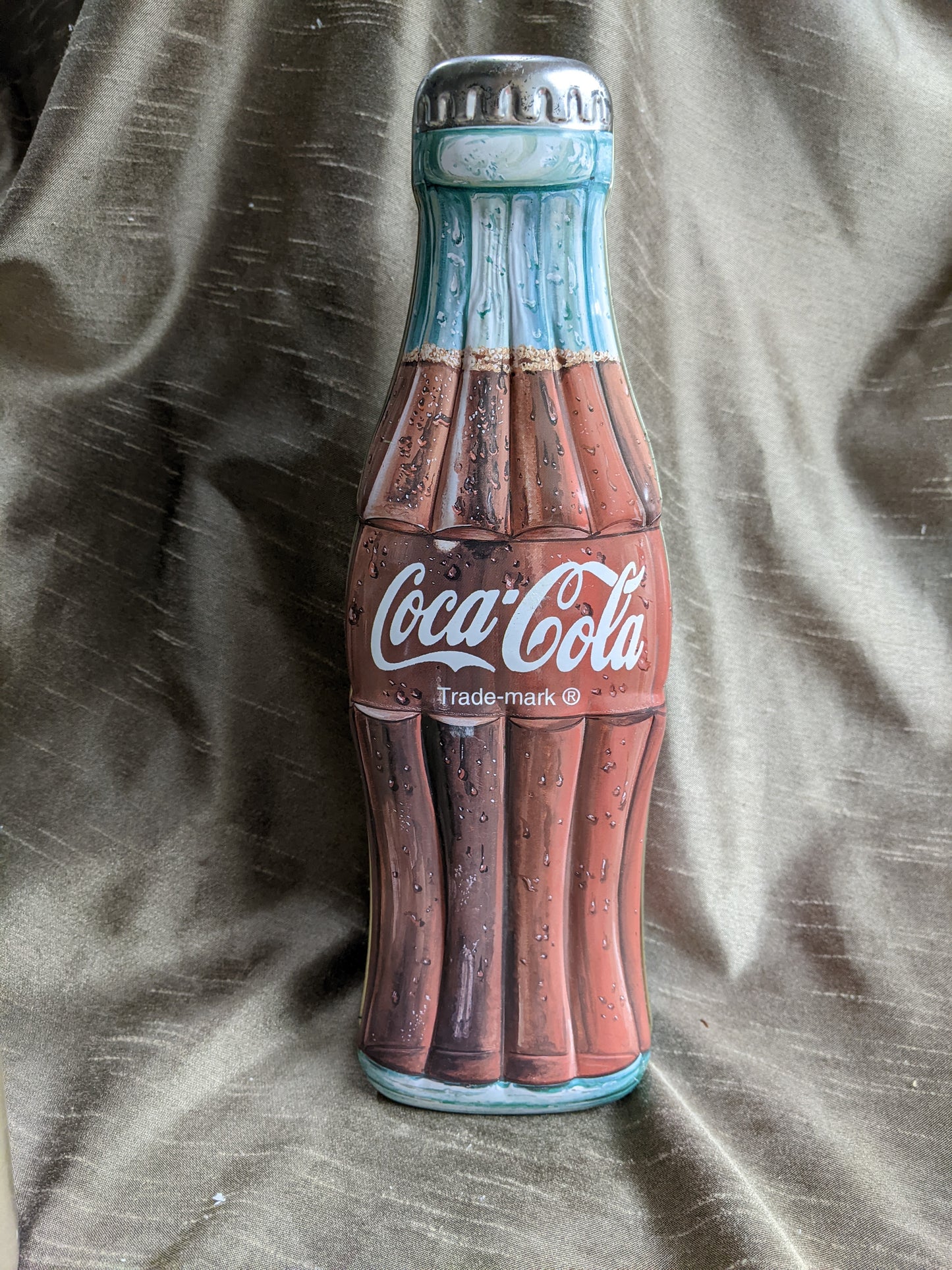 Coca-Cola Bottle Shaped Tin - 1997