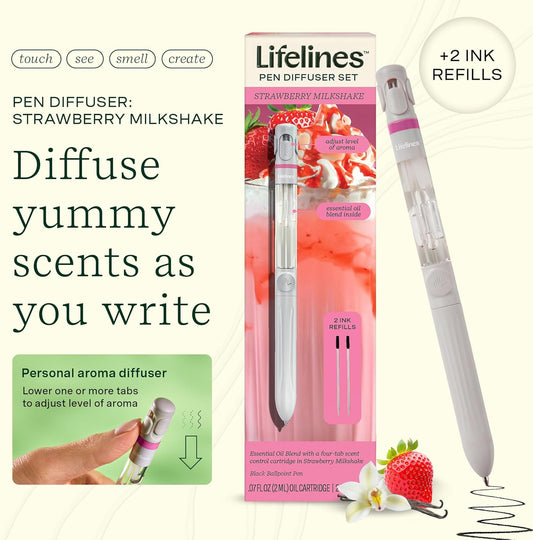 Lifelines™ Strawberry Milkshake Pen Diffuser Set